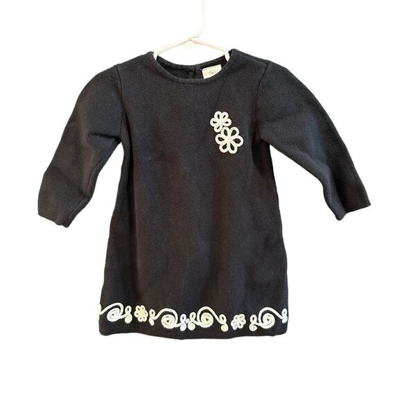Hanna Andersson Other - Hanna Andersson Black Knit Dress, VGUC, Sz 80cm (2T) (2A)